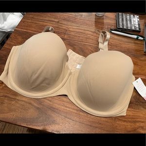 BNWT Cacique strapless bra size 44DD